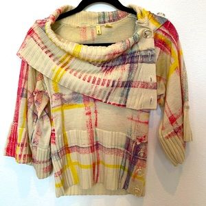 Super cool cowl neck wool sweater